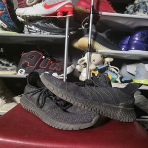 🔥 adidas Men's Size 11 Black Knit Athletic Sneakers